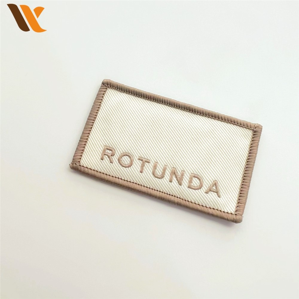 Custom Logo Woven Patch Applique Label Badge 5