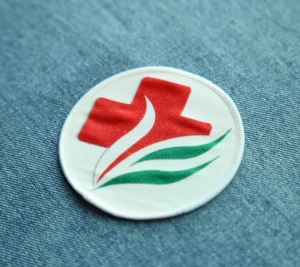 Personalizat Patch pentru țesături cruce roșii personalizate