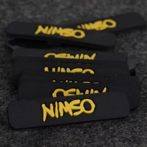 Custom Made Raised logo cauciuc Silicon Patch