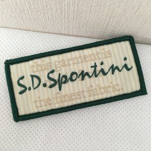 Personalizat Overlock ţesute insigna de îmbrăcăminte Patch