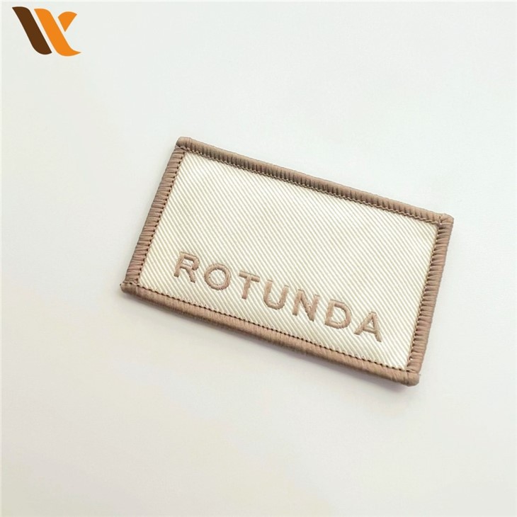 Custom Logo Woven Patch Applique Label Badge 5