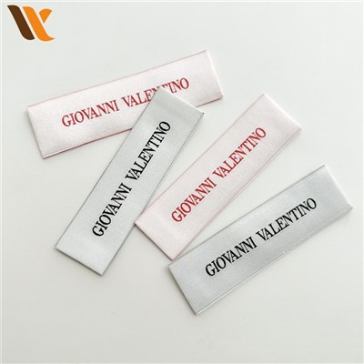 Etichete personalizate țesute din țesătură marca Jacquard